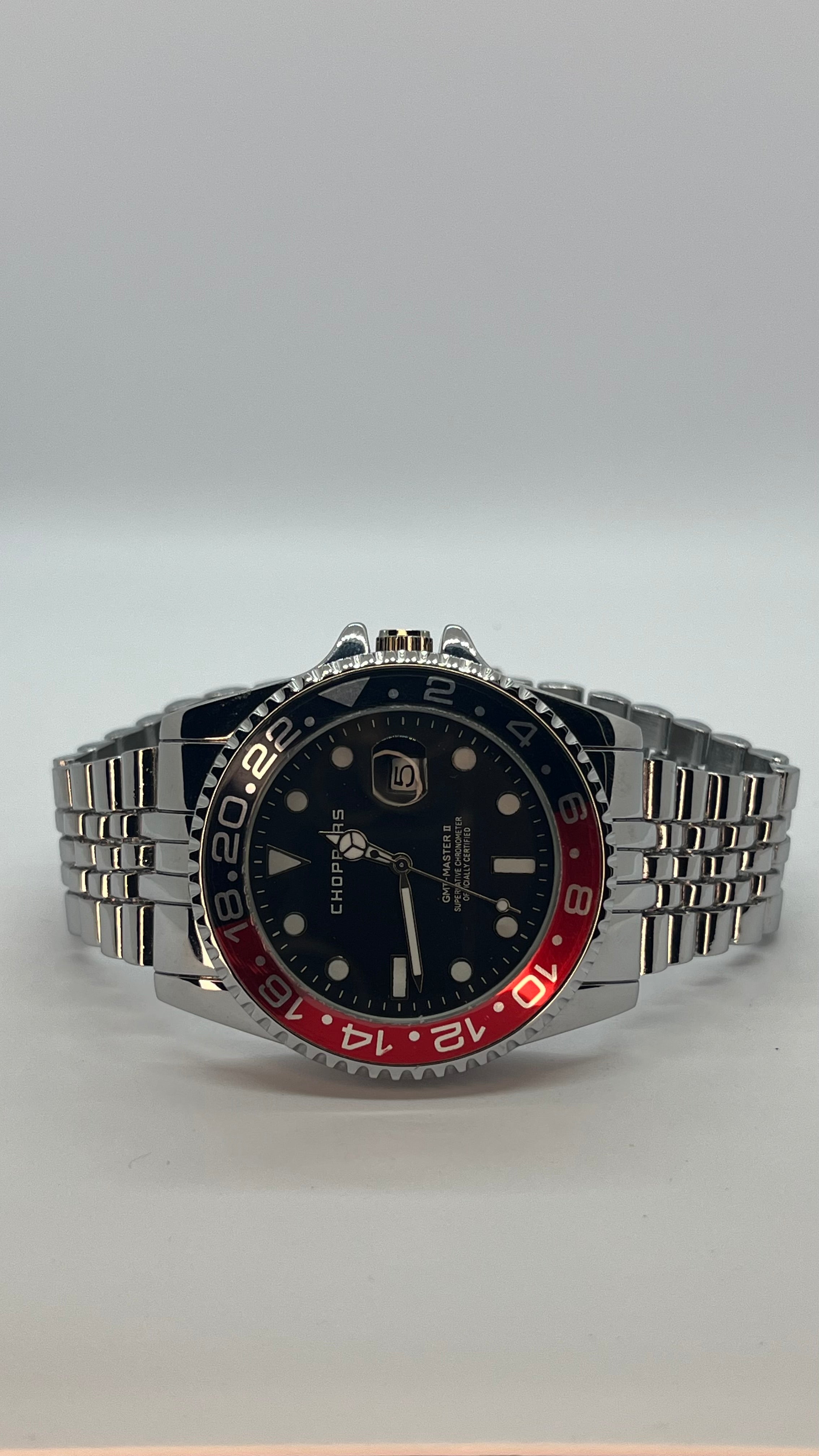 GMT Tasarım – Çelik Kasa & Bilezik – Siyah Kadran Erkek Saat