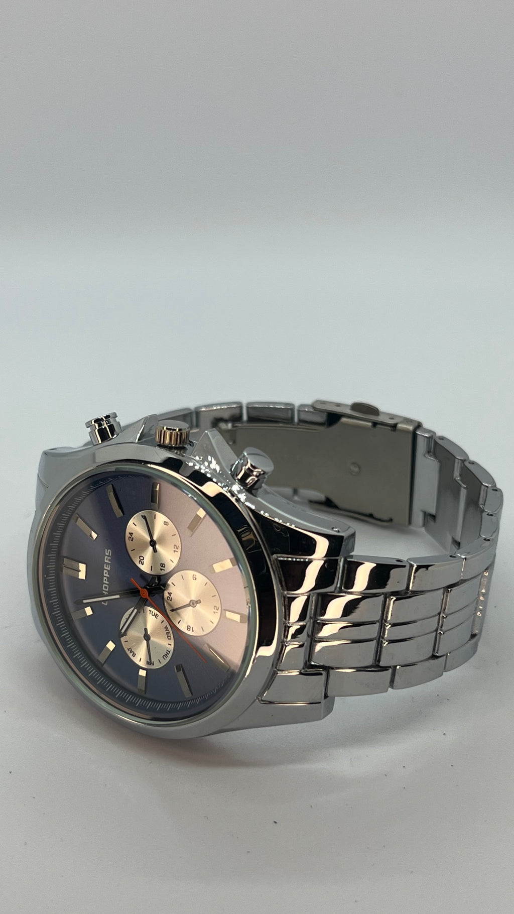 Valessi Elegance Chrono – Gümüş&Mavi Sınırlı Üretim Erkek Saat