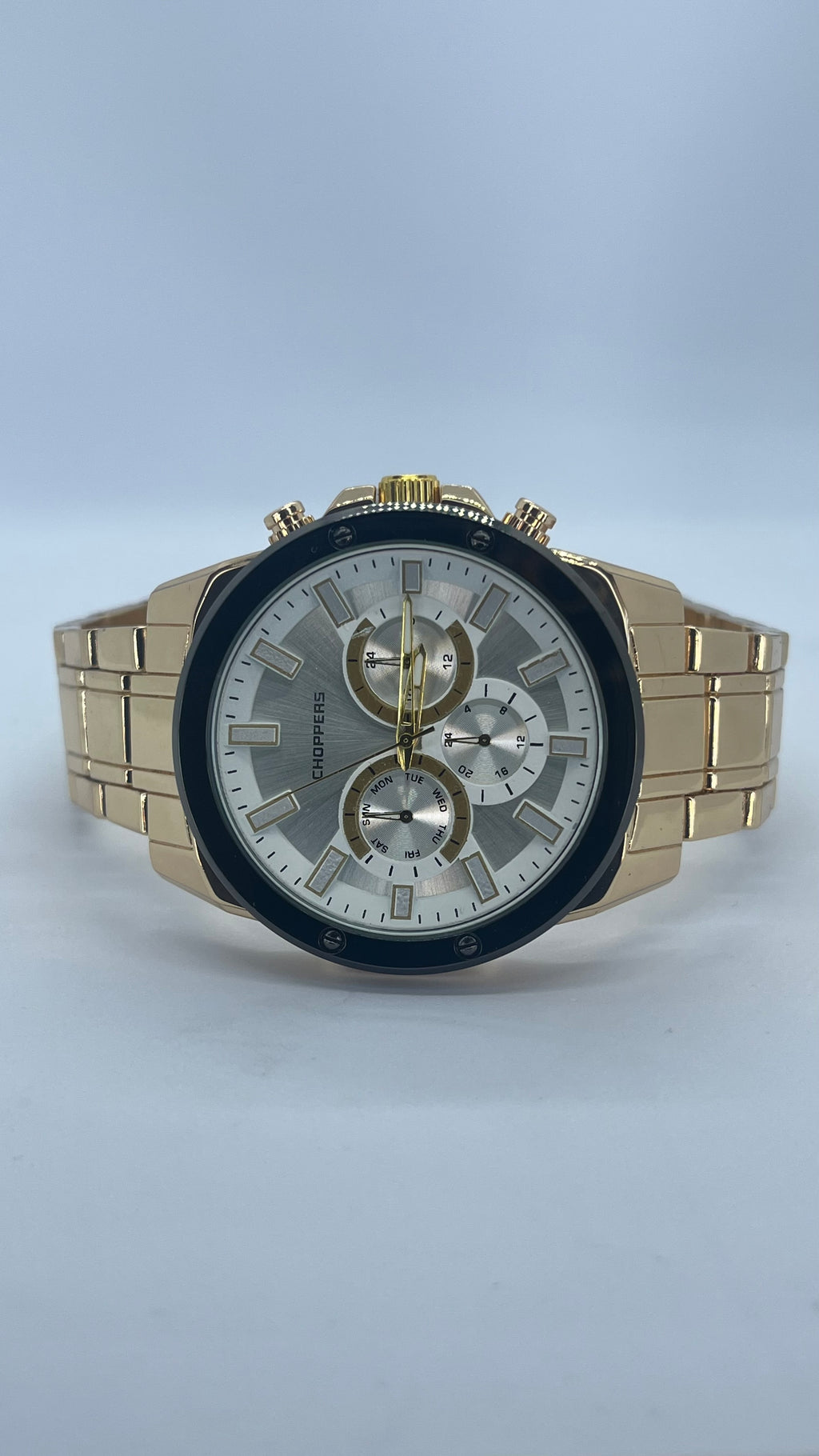 Valessi Executive Gold White – Gold Çelik Kordon Beyaz Kadran – Erkek Saati