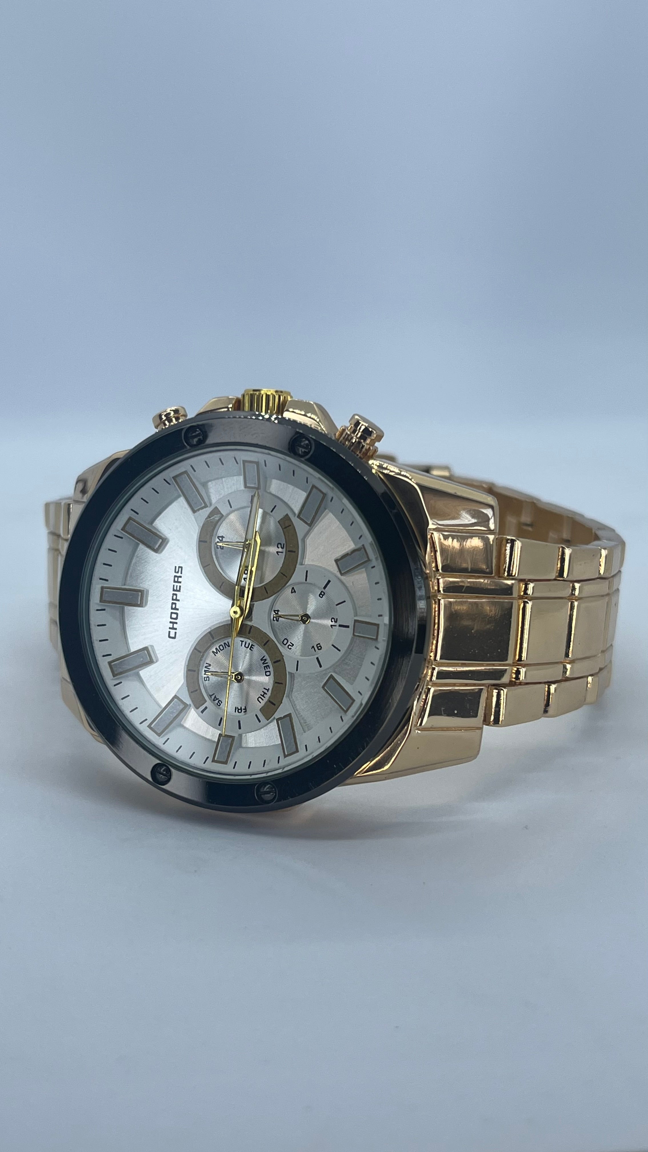 Valessi Executive Gold White – Gold Çelik Kordon Beyaz Kadran – Erkek Saati