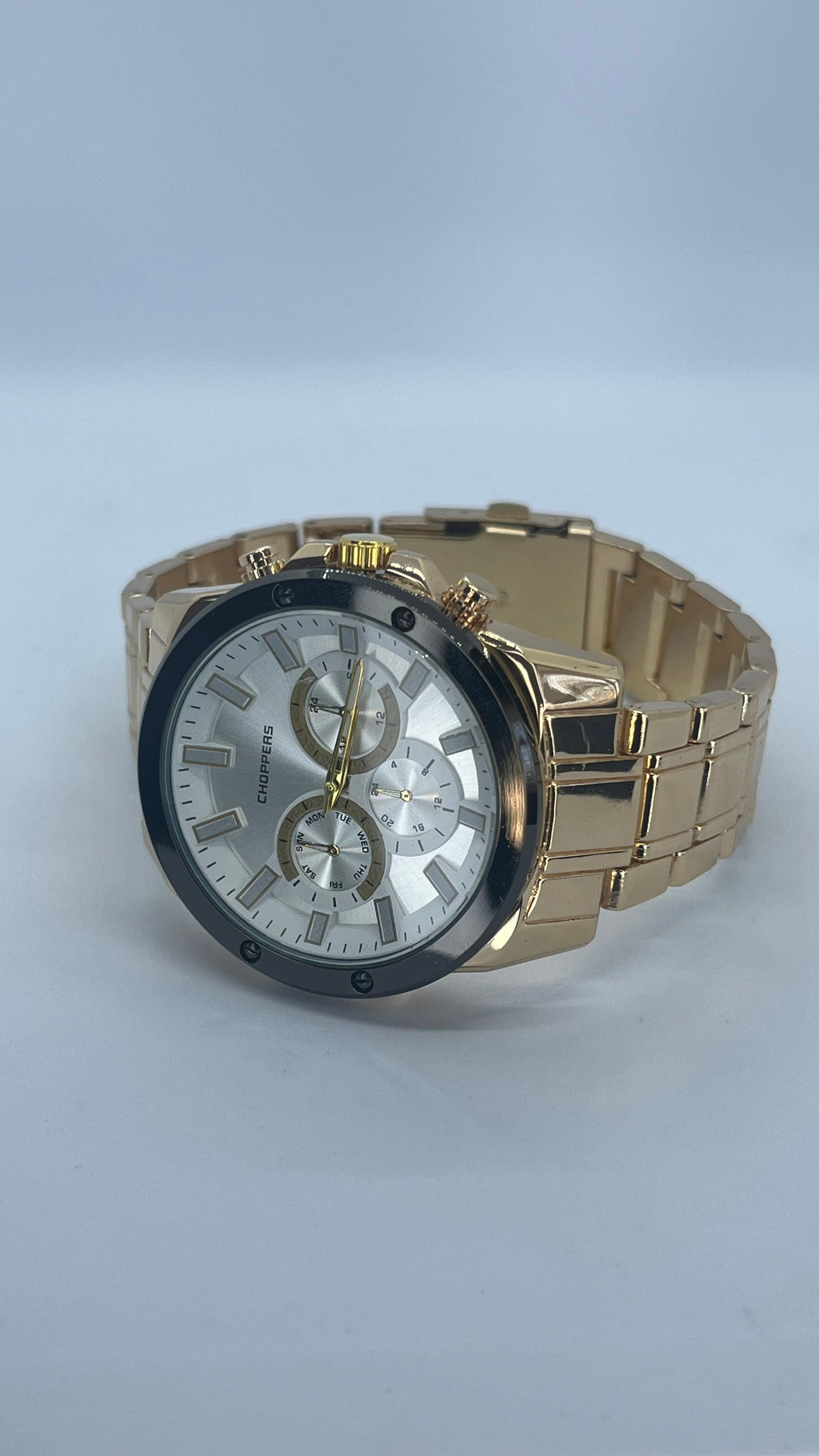 Valessi Executive Gold White – Gold Çelik Kordon Beyaz Kadran – Erkek Saati