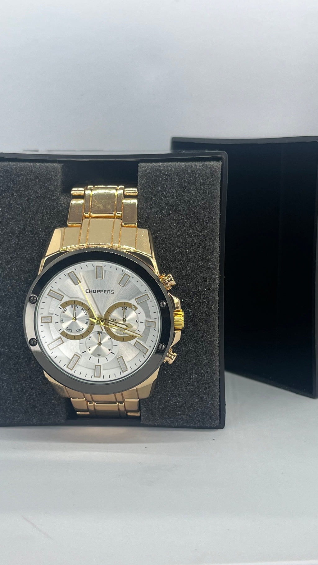 Valessi Executive Gold White – Gold Çelik Kordon Beyaz Kadran – Erkek Saati