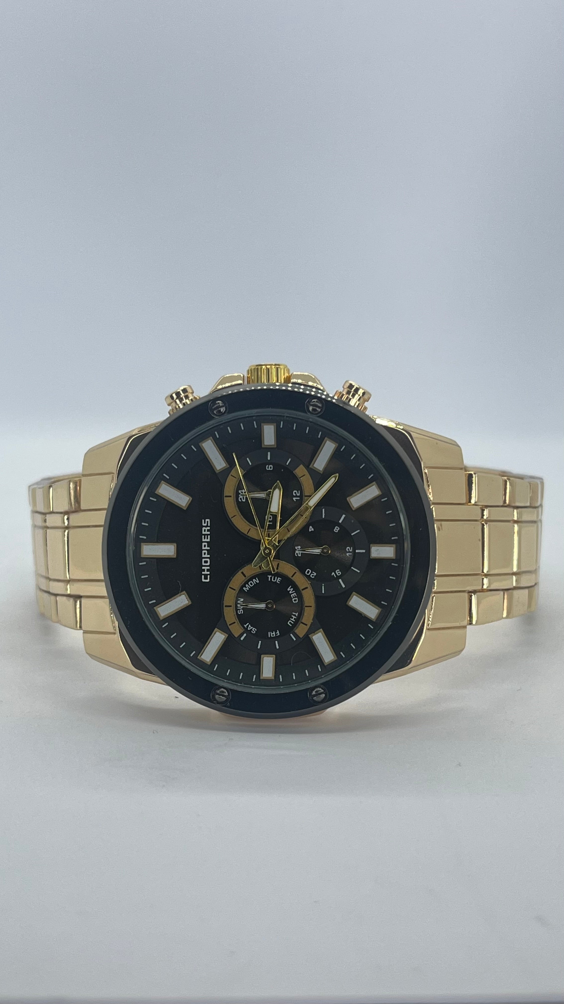 Valessi Executive Gold Black – Gold Çelik Kordon Siyah Kadran – Erkek Saat