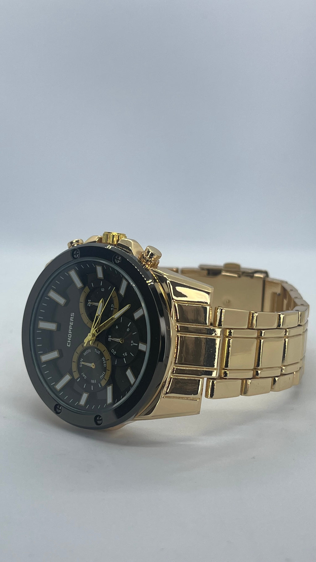 Valessi Executive Gold Black – Gold Çelik Kordon Siyah Kadran – Erkek Saat