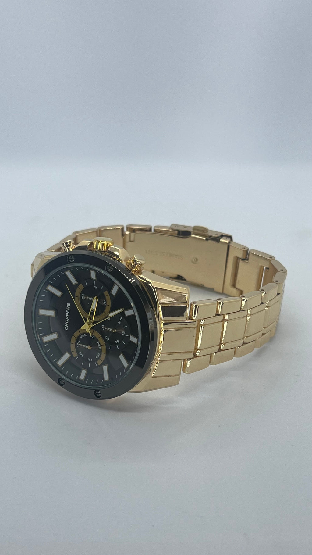 Valessi Executive Gold Black – Gold Çelik Kordon Siyah Kadran – Erkek Saat