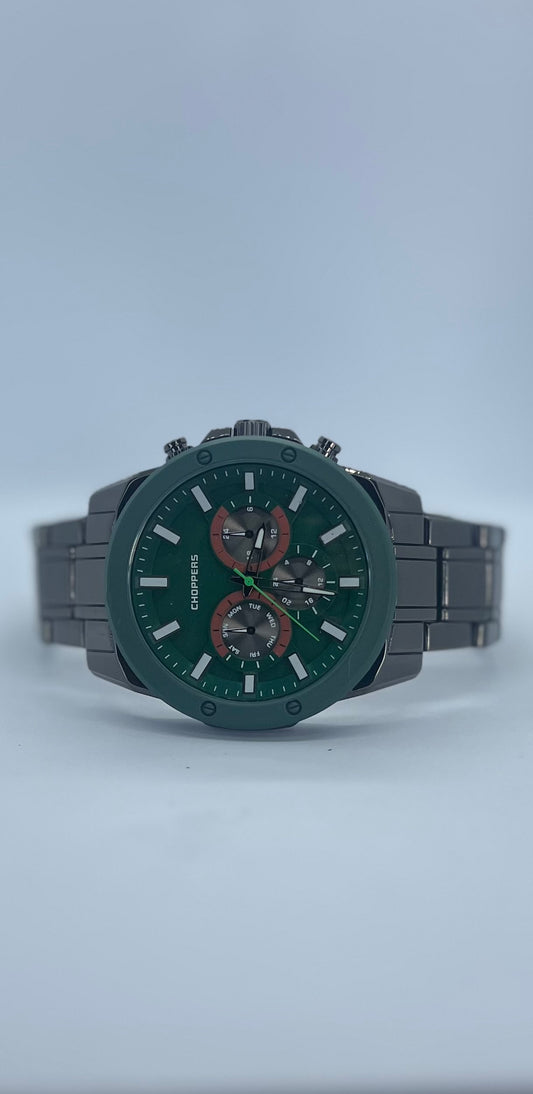 Valessi Executive Green Black – Yeşil Kordon Siyah Kadran – Erkek Saati