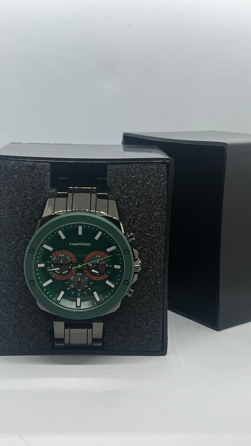 Valessi Executive Green Black – Yeşil Kordon Siyah Kadran – Erkek Saati