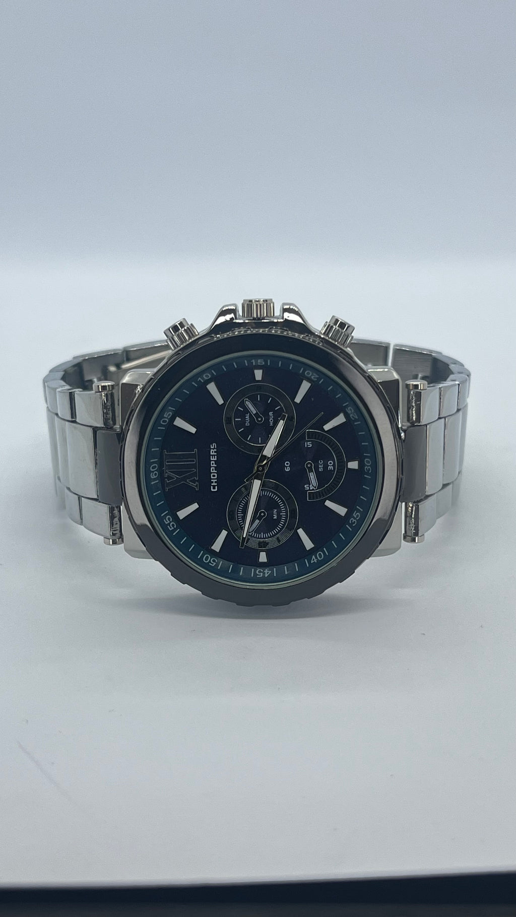 Valessi Executive Silver Blue – Gümüş Çelik Kordon Mavi Kadran – Erkek Saat