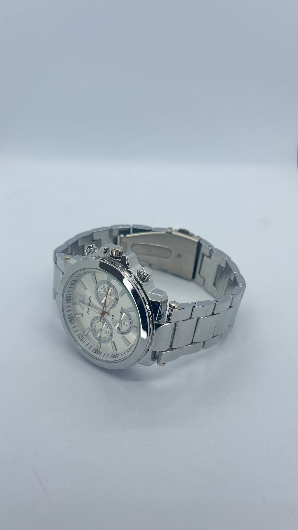 Valessi Executive Silver White – Gümüş Çelik Kordon Beyaz Kadran – Erkek Saat