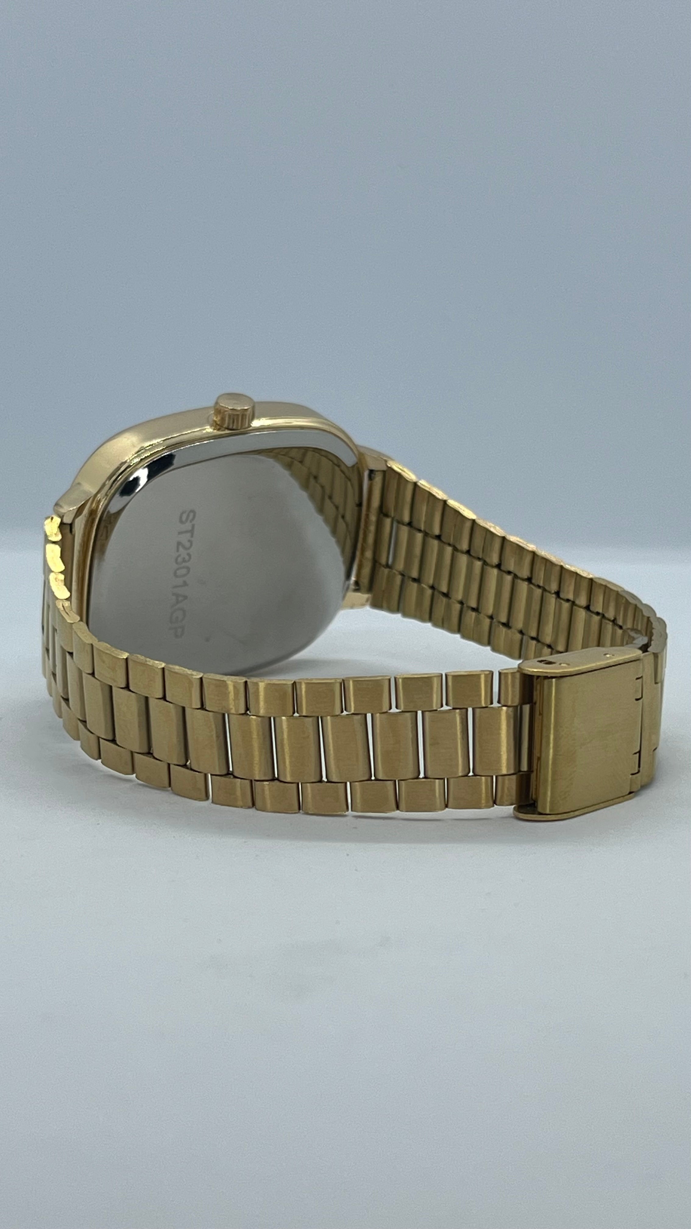 Valessi Executive Gold Black – Gold Çelik Kordon Siyah Kadran – Erkek Saati