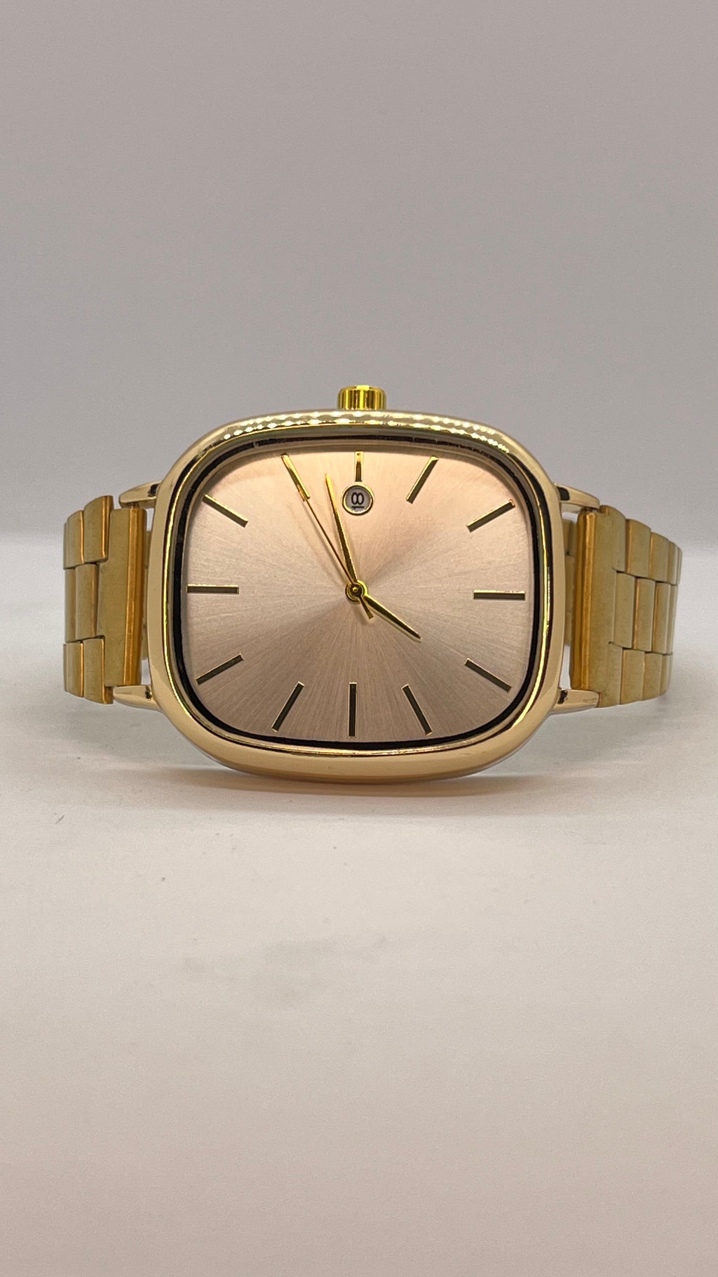 Valessi Executive Gold White – Gold Çelik Kordon Beyaz Kadran – Erkek Saat