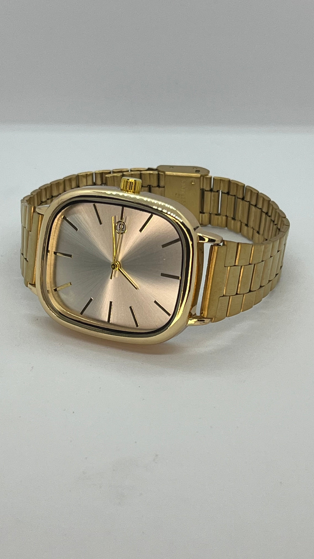 Valessi Executive Gold White – Gold Çelik Kordon Beyaz Kadran – Erkek Saat