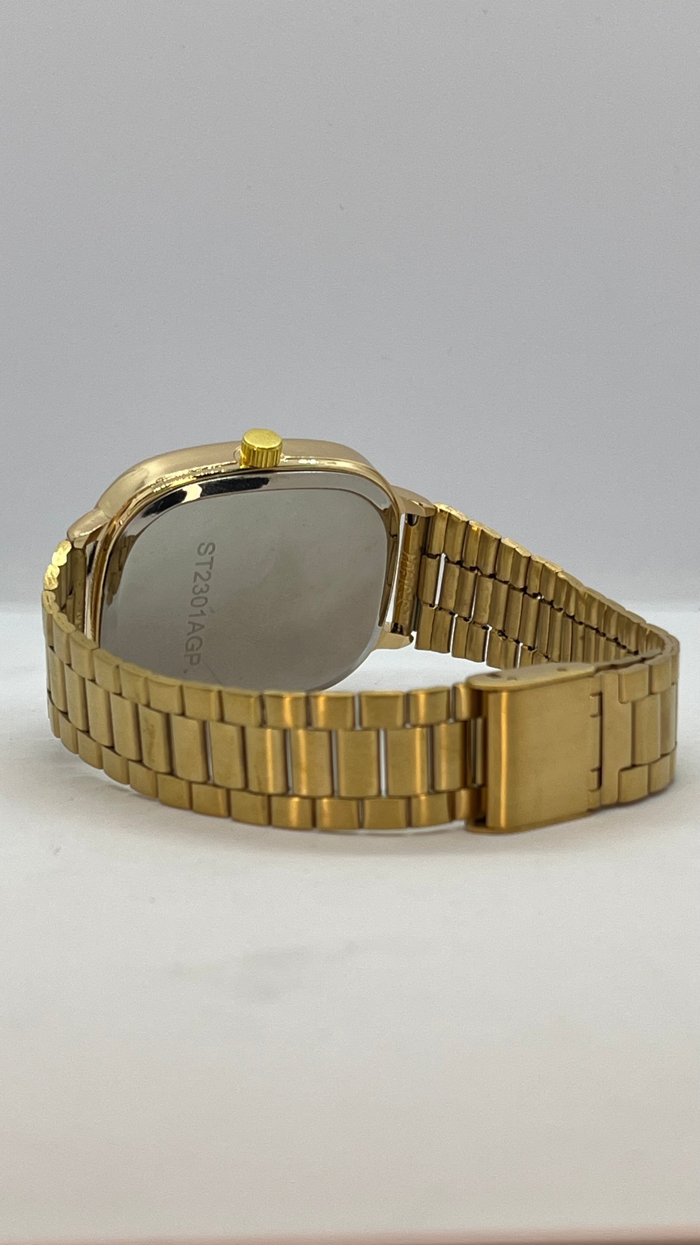 Valessi Executive Gold White – Gold Çelik Kordon Beyaz Kadran – Erkek Saat