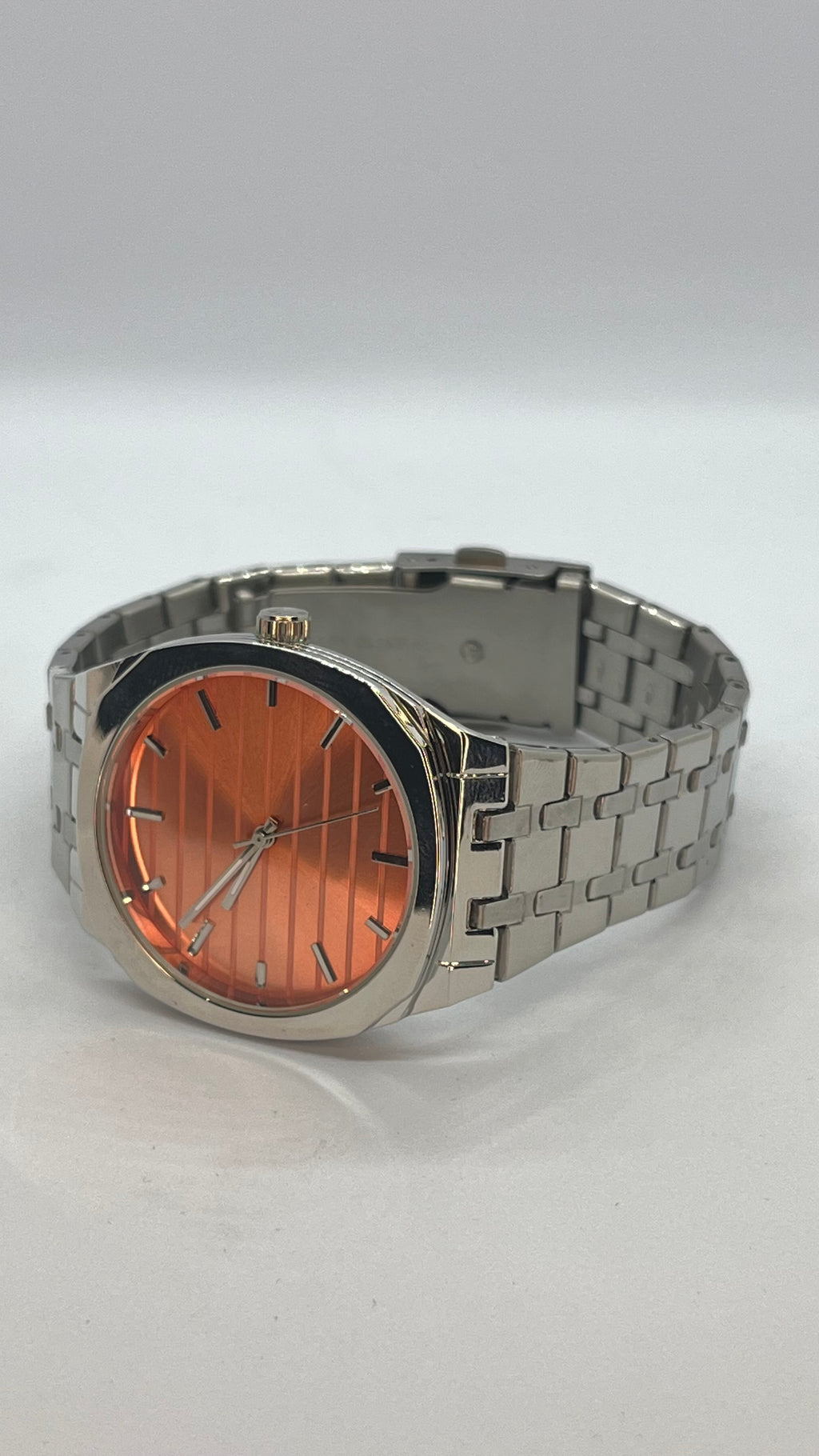 Valessi Executive Silver Rose – Gümüş Çelik Kordon Rose Kadran – Erkek Saat