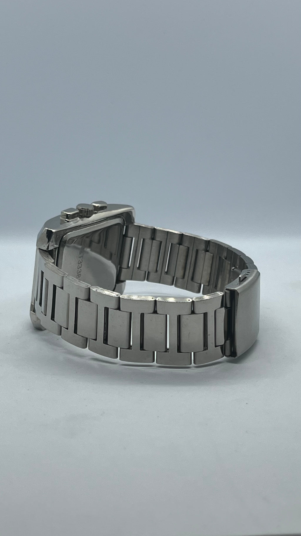 Valessi Executive Silver Green – Dikdörtgen Çelik Kasa Gümüş Kordon Yeşil Kadran – Erkek Saati